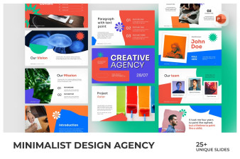 Minimalist Design Agency PowerPoint Template
